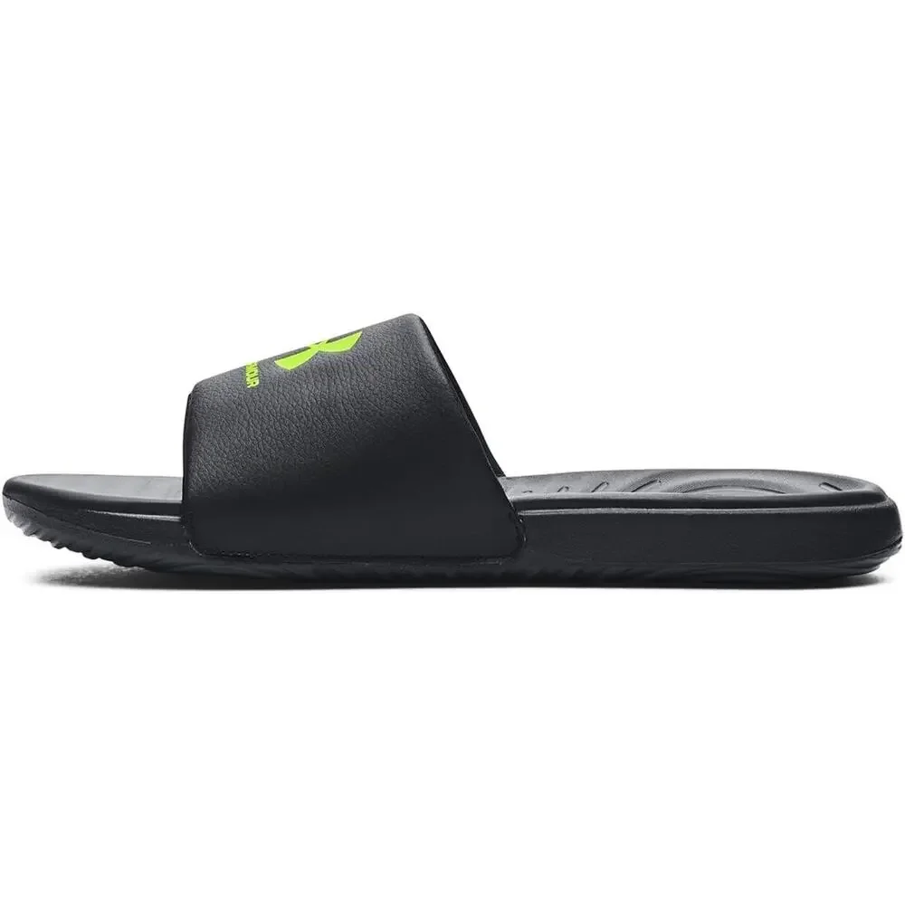 NWT! Under Armour Men's Ansa Fixed Strap Black/Lime 14,‎ US